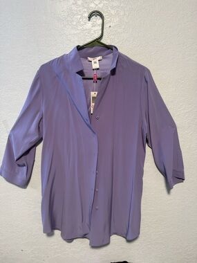 Leggiadro 100% Silk Lavender Tunic – Elegant & Lightweight